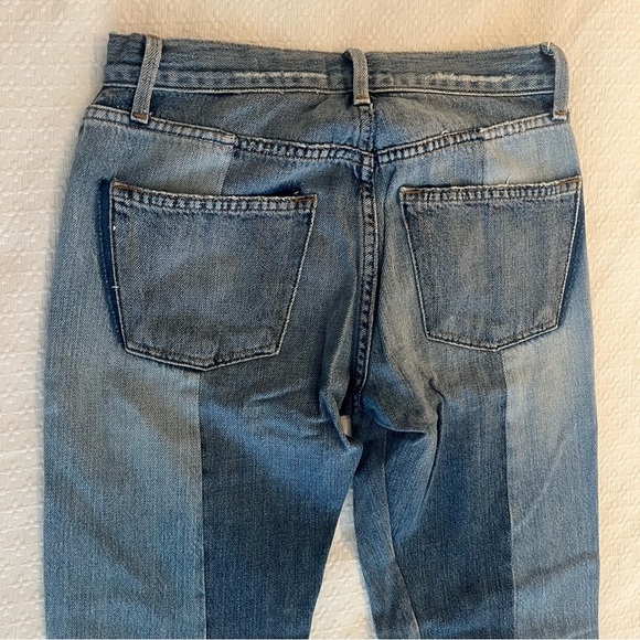 Frame Denim Two-Tone Blue Jeans - Picture 3 of 8